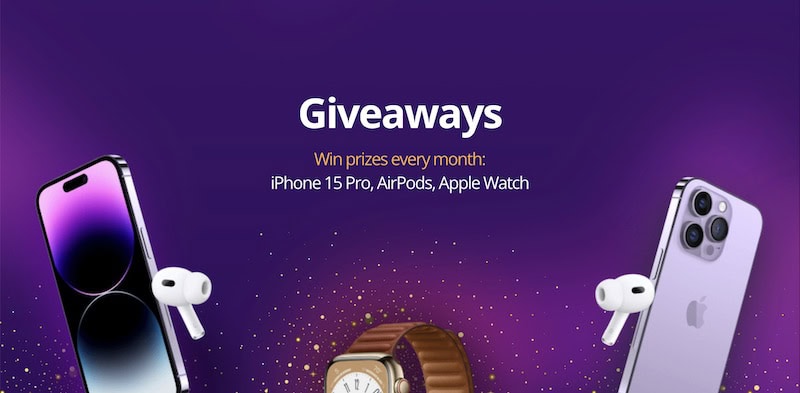 IQCent Announces Huge Monthly Giveaways: Win Apple Devices and More!
